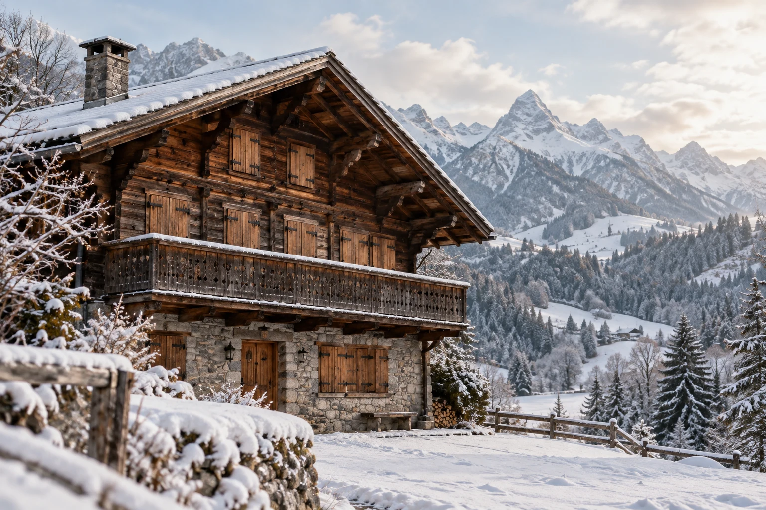 Fermer son chalet ou sa résidence secondaire en Gruyère pour l’hiver