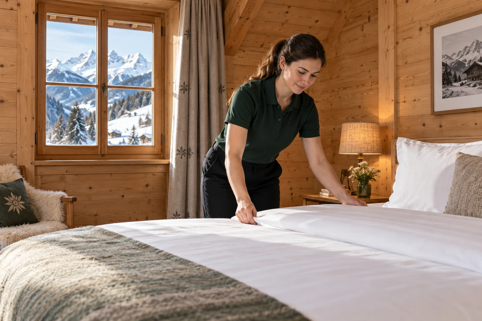Nettoyage d’un chalet en Gruyère