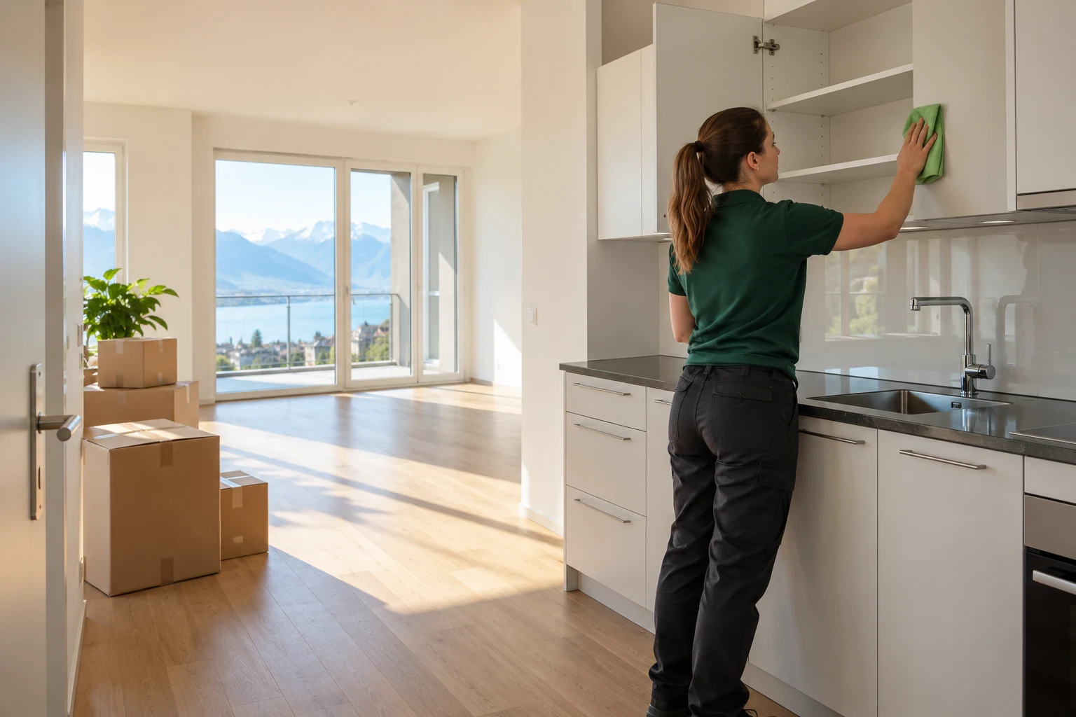 Nettoyage avant emménagement d’un appartement neuf